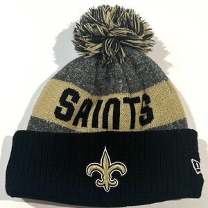 New Orleans Saints New Era NFL Beanie POM Knit Hat Youth Size Hat